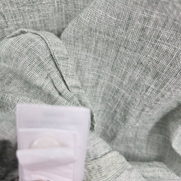 14th and Union Light Green Linen/Cotton Short Sleeved Button Down Large - Picture 10 of 10